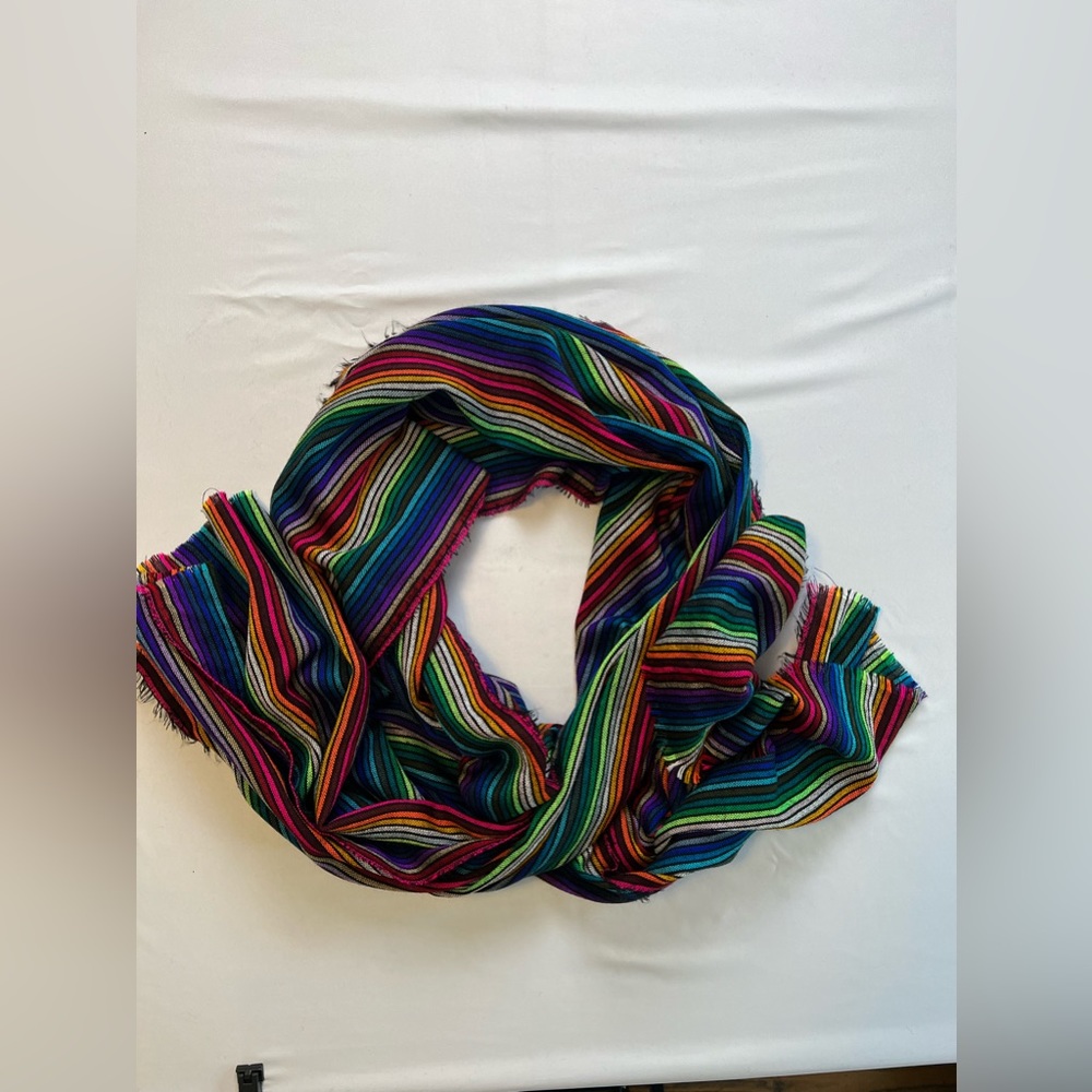 Rainbow Travel Blanket Scarf Festival Fall Winter Vacation Travel